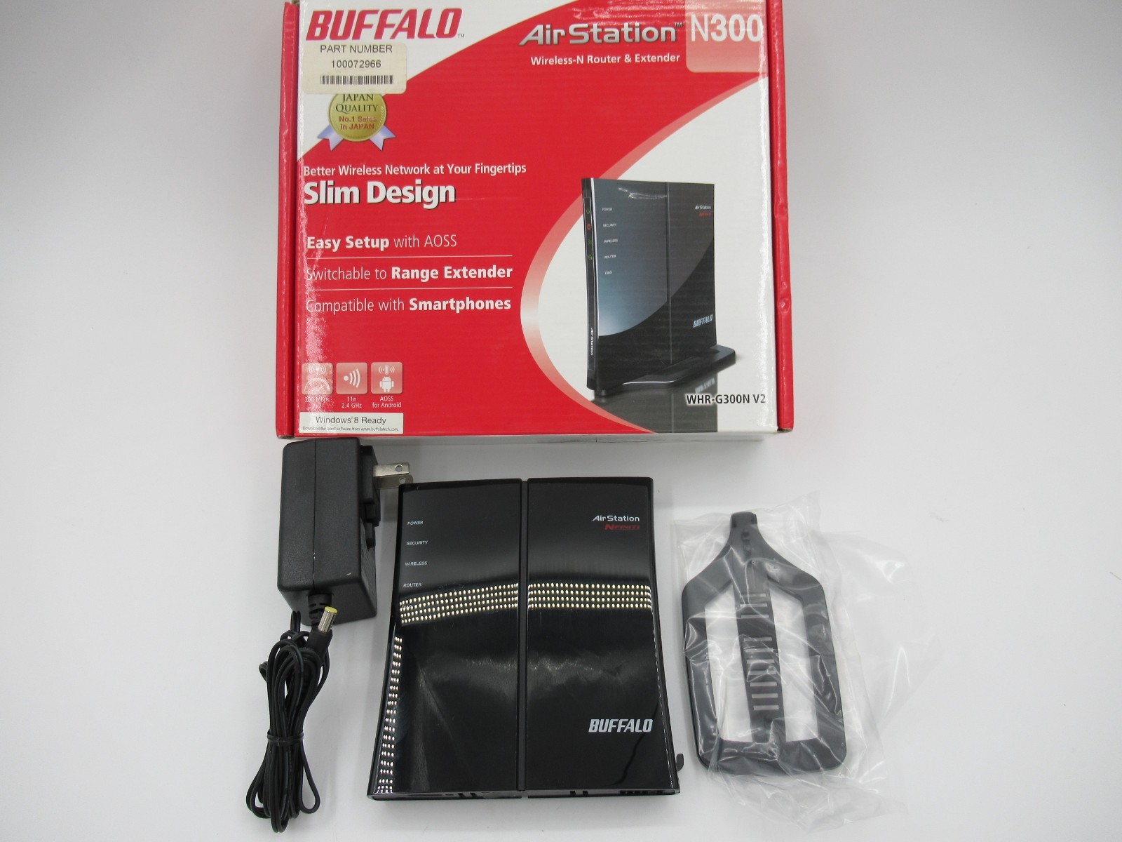 Buffalo AirStation N300 Wireless-N Router & Extender WHR-G300N V2 "Look"