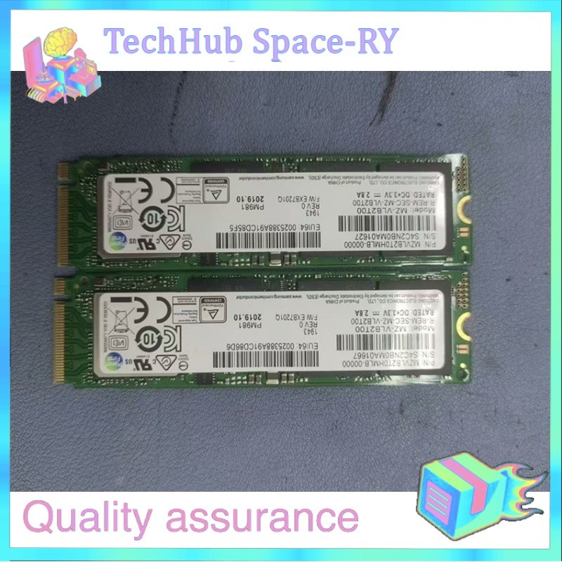 Used 1PCS Samsung PM981 2TB NVMe M.2 SSD SOLID STATE DRIVE MZ-VLB2T00