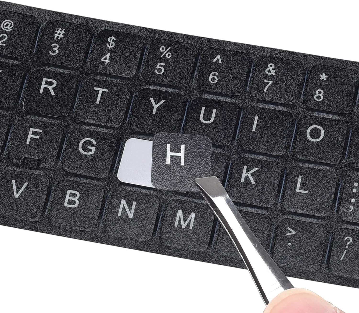 2PCS Universal English Keyboard Stickers Letters for PC Laptop Computer
