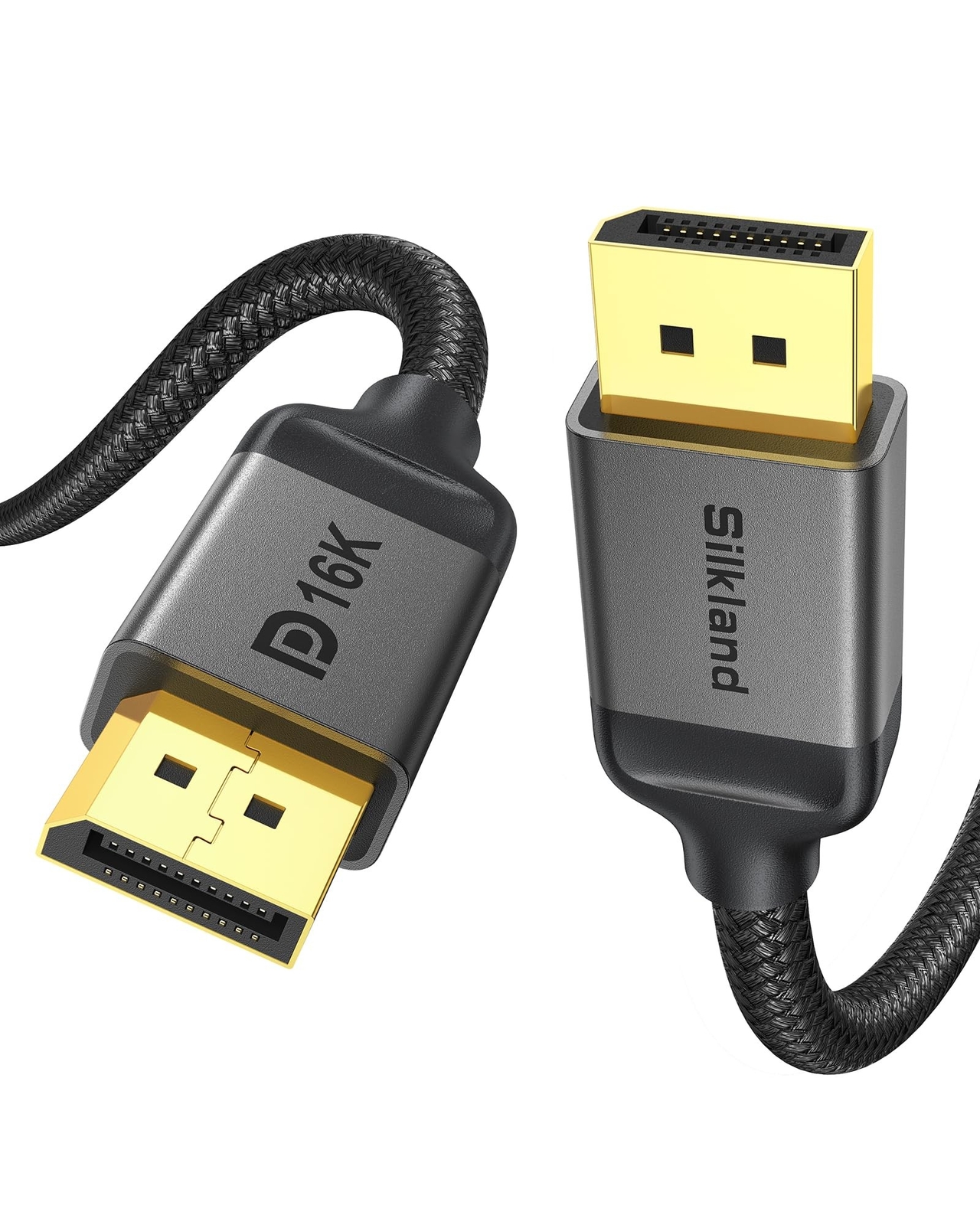 Silkland DisplayPort Cable 2.1 [VESA Certified], DP 2.1 Cable [16K@60Hz, 8K@1...