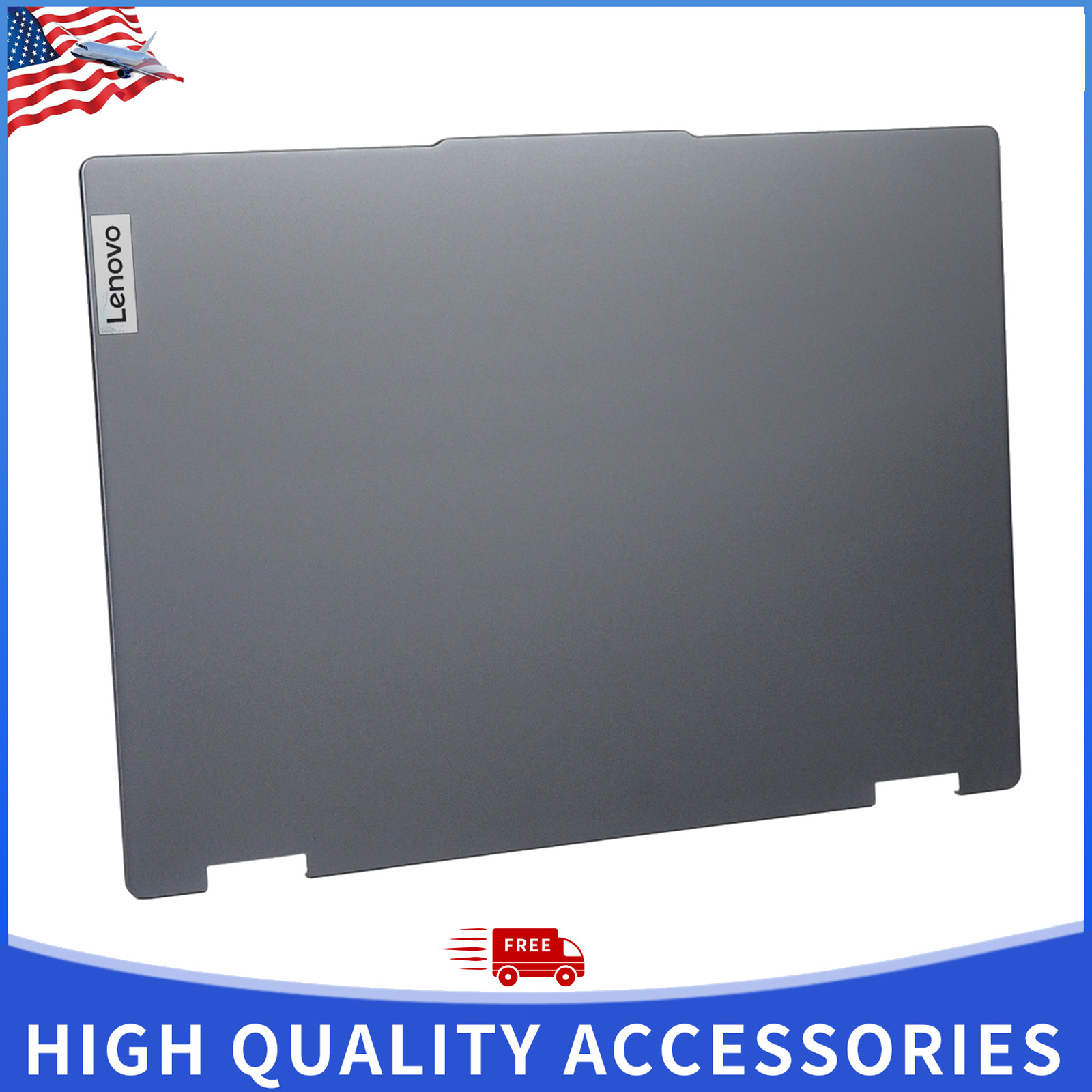 16" 2-in-1 Touch LCD Rear Cover Gray for Lenovo IdeaPad 5 16AHP9 16IRU9