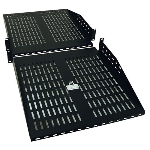 Tripp Lite SRSHELF2PX2 Rack Shelf 2U 120lb Capacity Black