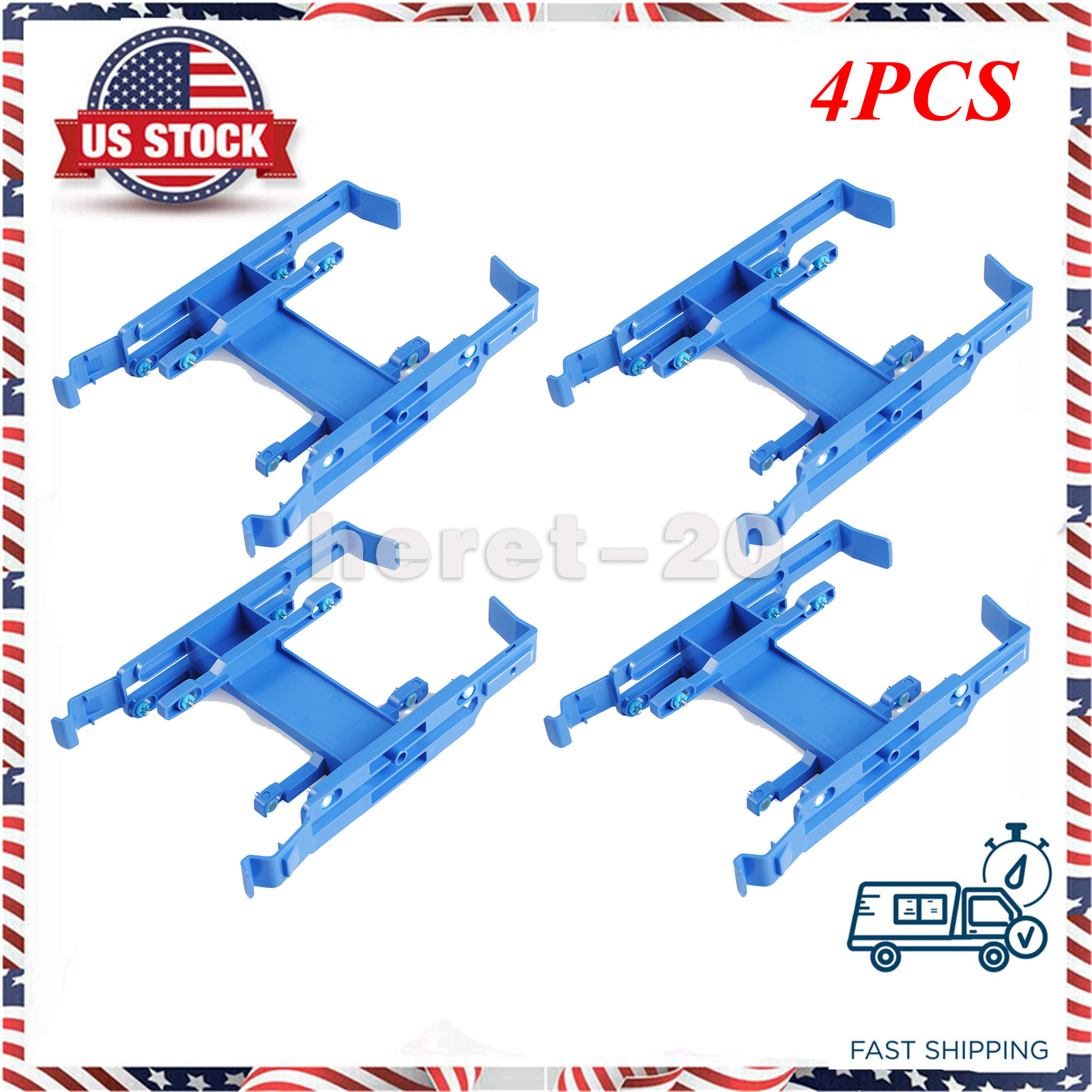 4X For Dell T3630 T3640 Tray HDD Caddy 3.5" TO Dual 2.5" 2xSSD HDD 0GW1T5 GW1T5