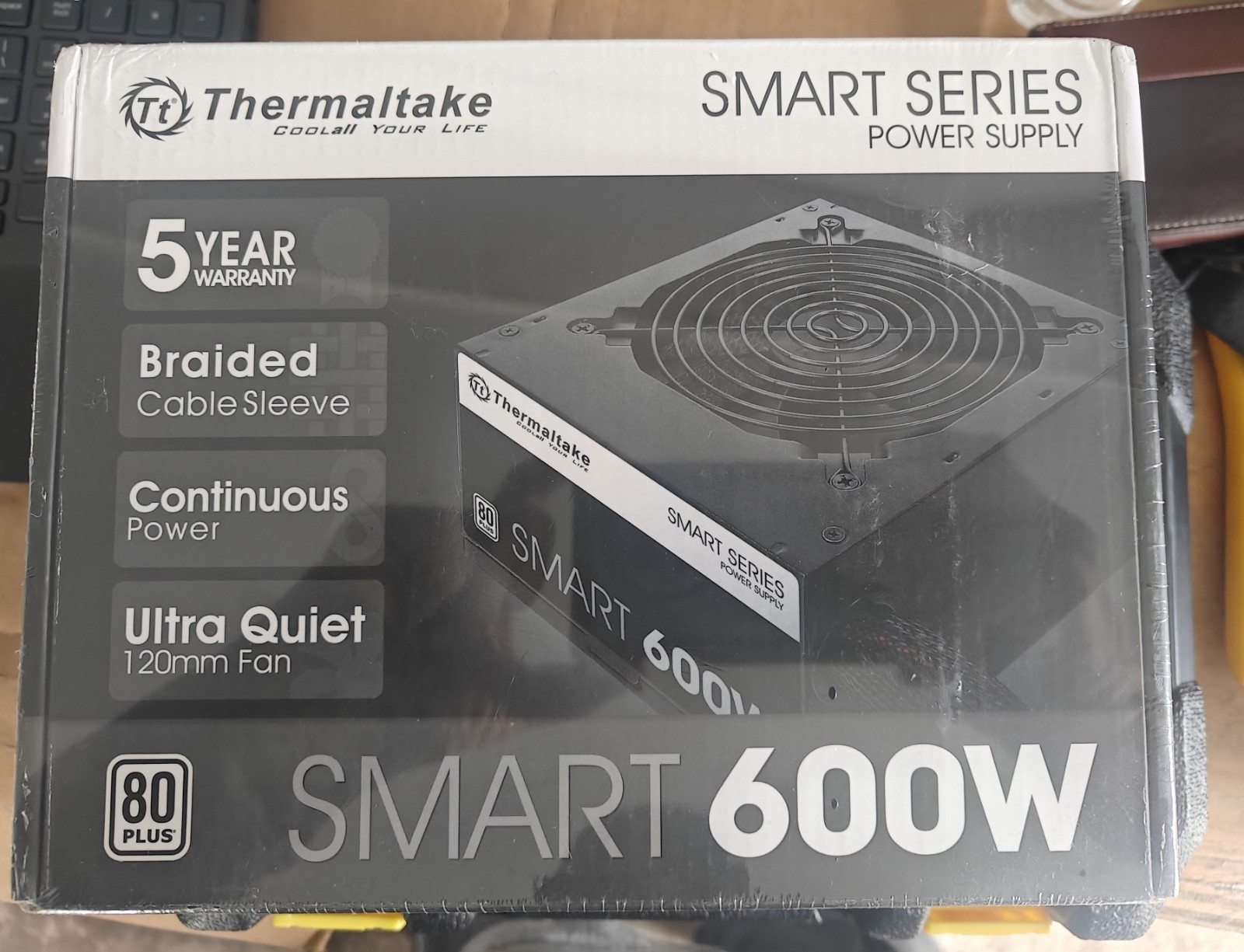 NEW Thermaltake Smart 600W Power Supply, Haswell Ready, Ultra Quiet Fan