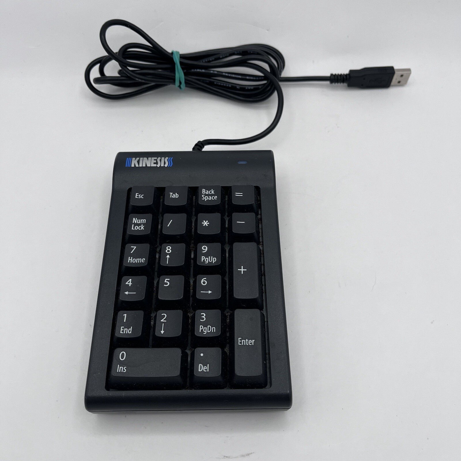Kinesis Low Force USB Numeric Ergonomic Keypad For PC Black AC210USB-BLK Works