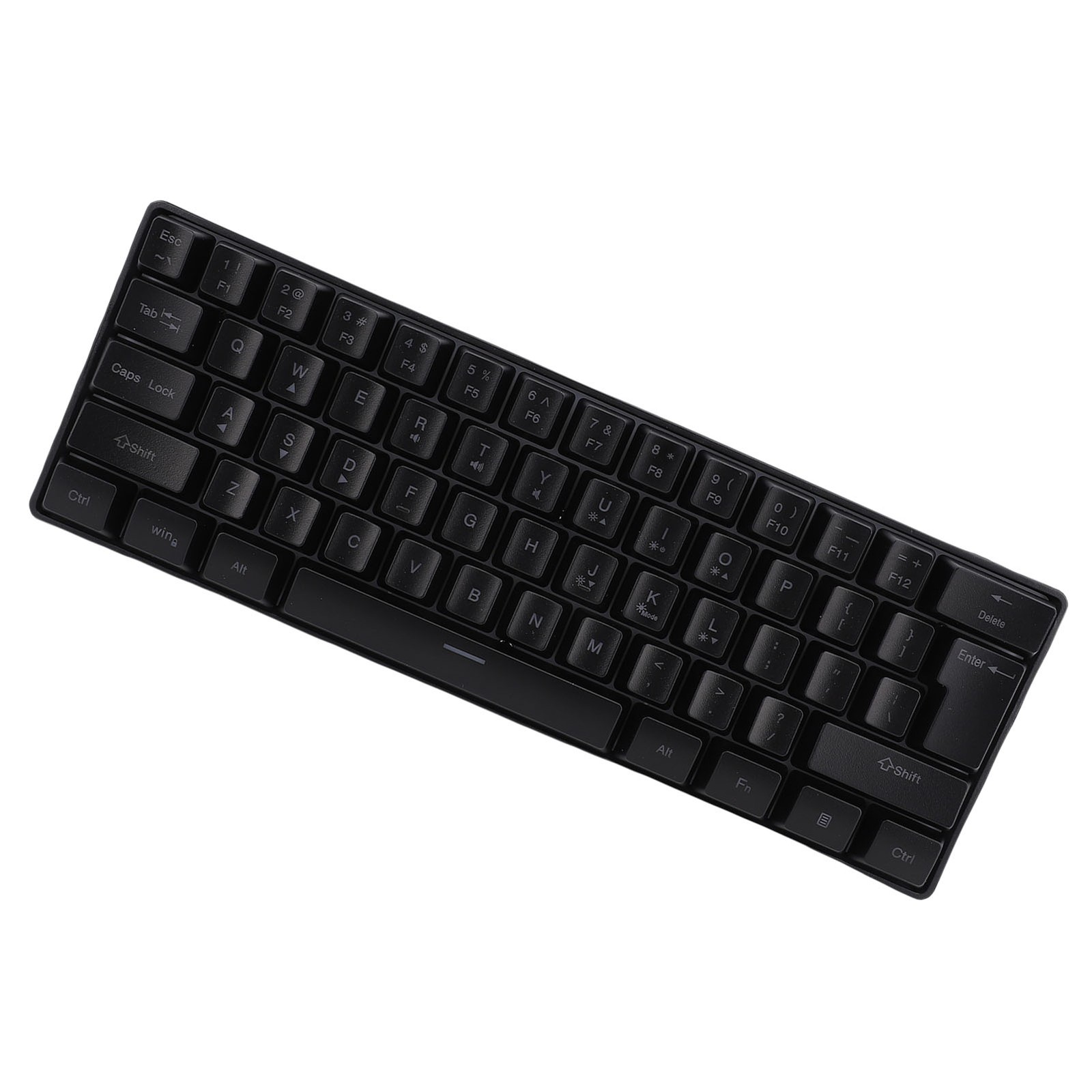 61 Key Wireless Keyboard RGB Lighting Rechargeable For Easy To Use