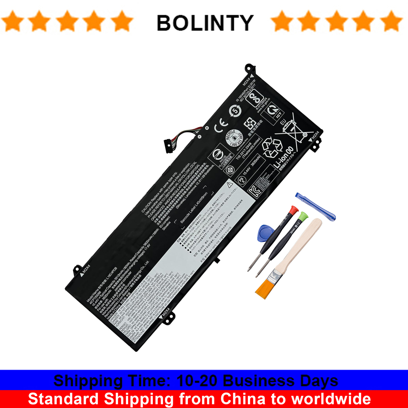 L19C4PDB L19M4PDB Battery For Lenovo ThinkBook 14s Yoga ITL 14 15 G2 G3 G4 ARE