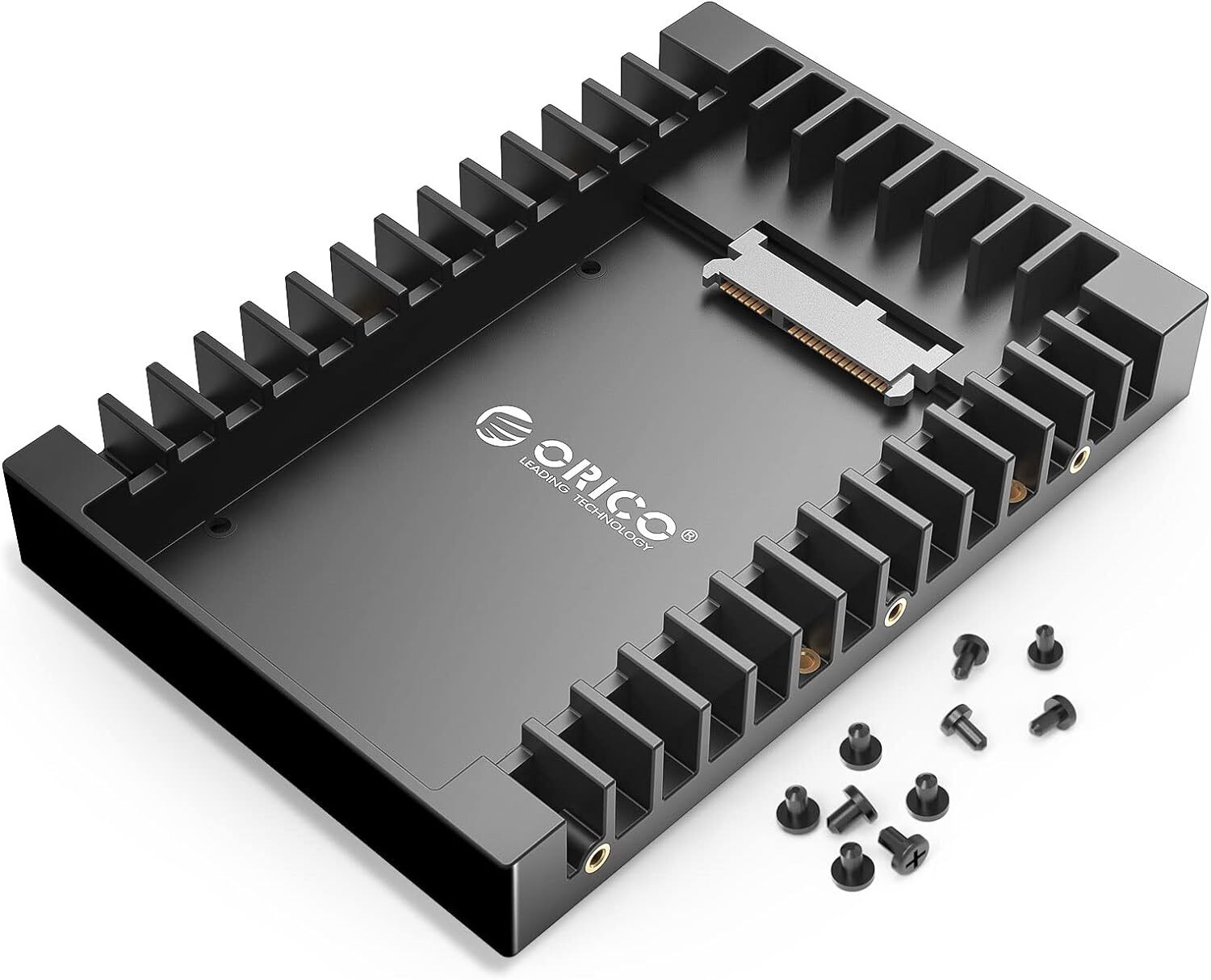Orico 2.5 Ssd Sata To 3.5 Hard Drive Adapter Internal Drive Bay Conver Electr...