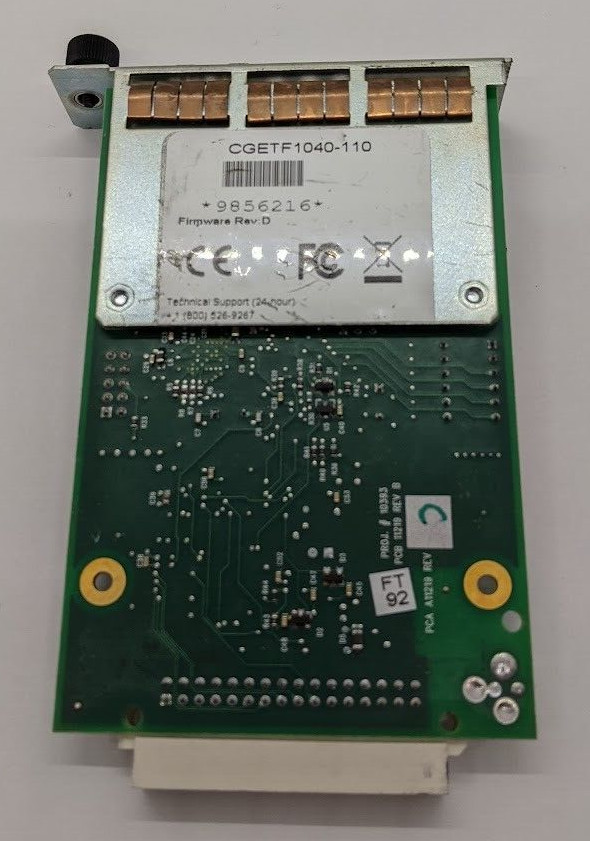 Transition Networks CGETF1040-110 Slide In Module Media Converter