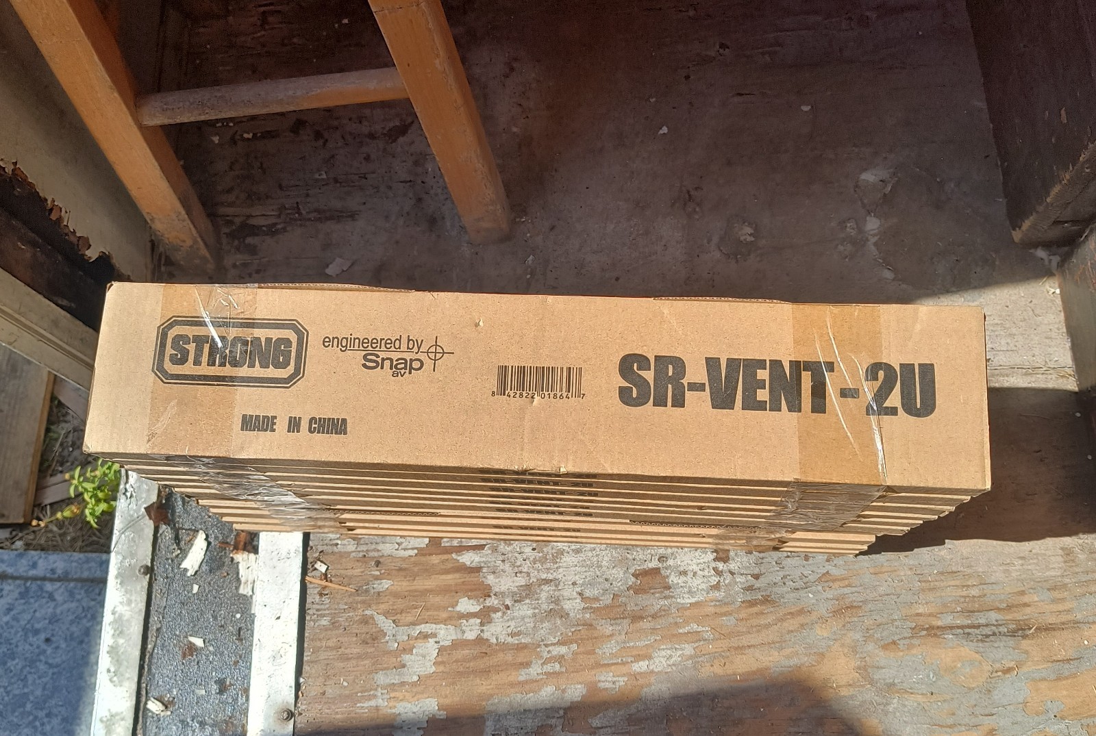 2 Pack Snap AV/ Strong Vented Blank Panel SR-VENT-2U For Middle Atlantic Racks 