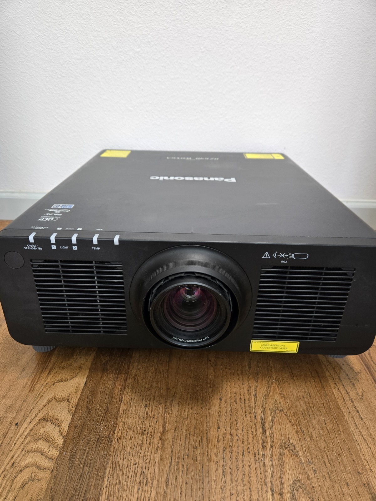 Panasonic PT-RZ690LB WUXGA DLP Laser Projector Run Time 3578 Hrs Works