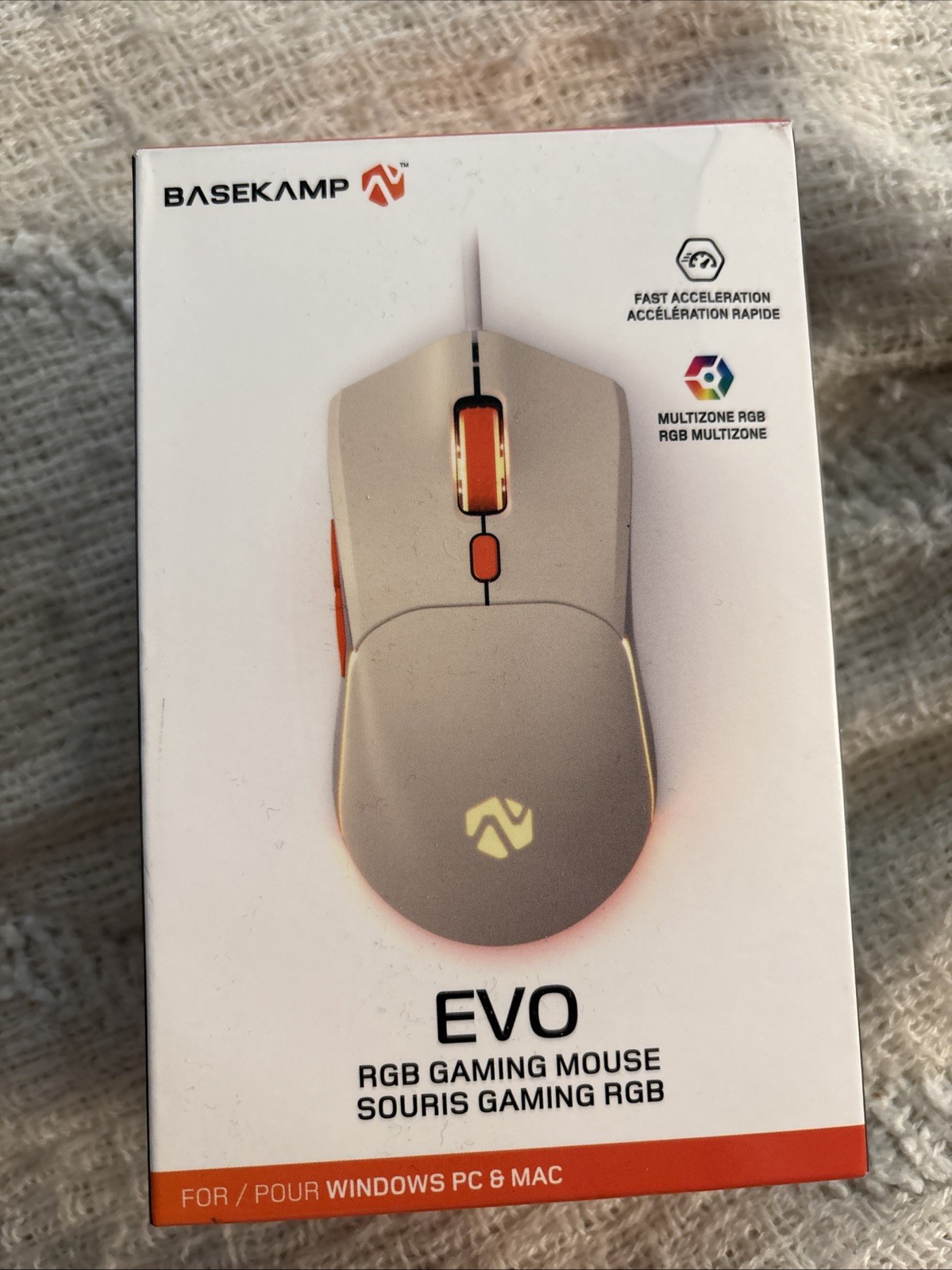 EVO Wired Gaming Mouse - Multizone RGB Lighting - Pixart Sensor - Ultra Light...
