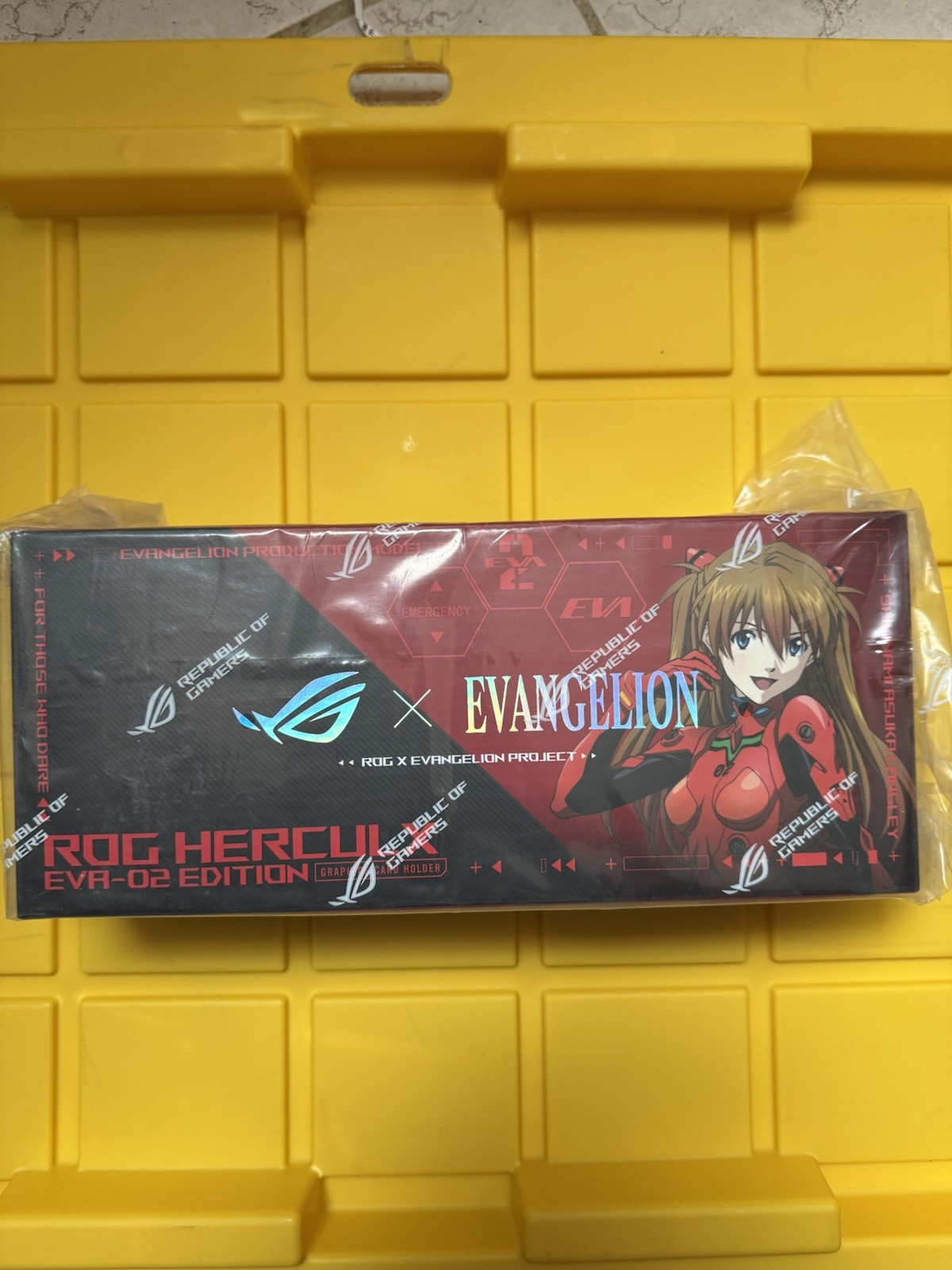 ASUS ROG Herculx EVA-02 Edition Graphics Card Holder XH01 GPU Stand