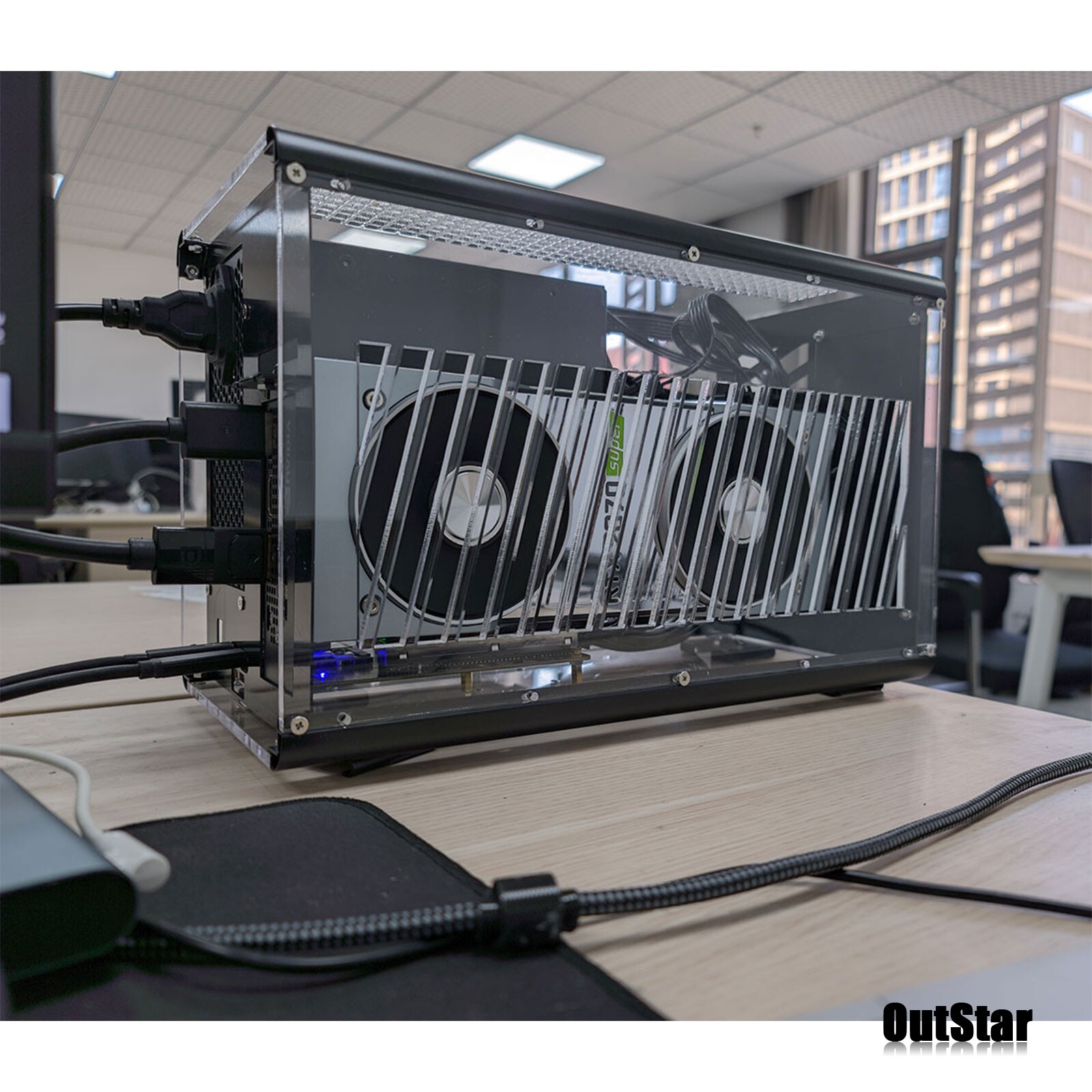 Mini EGPU External GPU Box Graphics Card Box for Thunderbolt GPU Dock SDI #sz