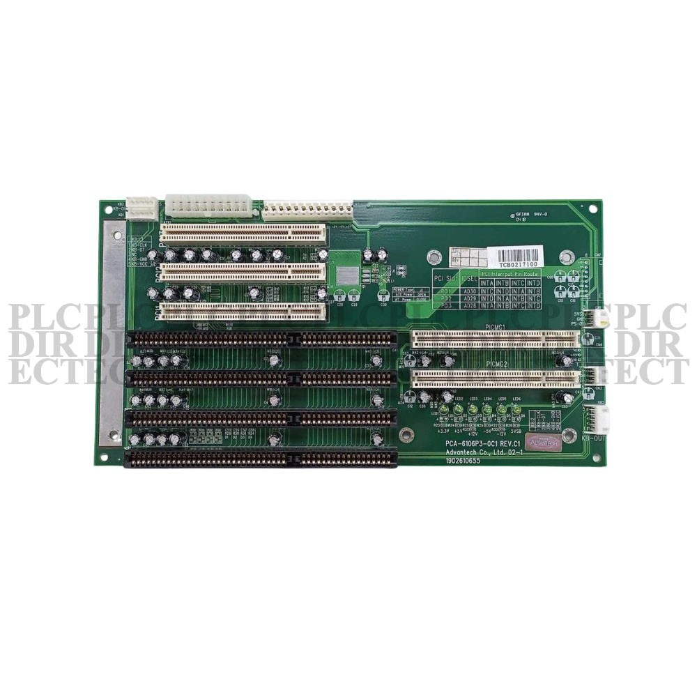 Used ADVANTECH PCA-6106P3-0C1 Backplane REV.C1