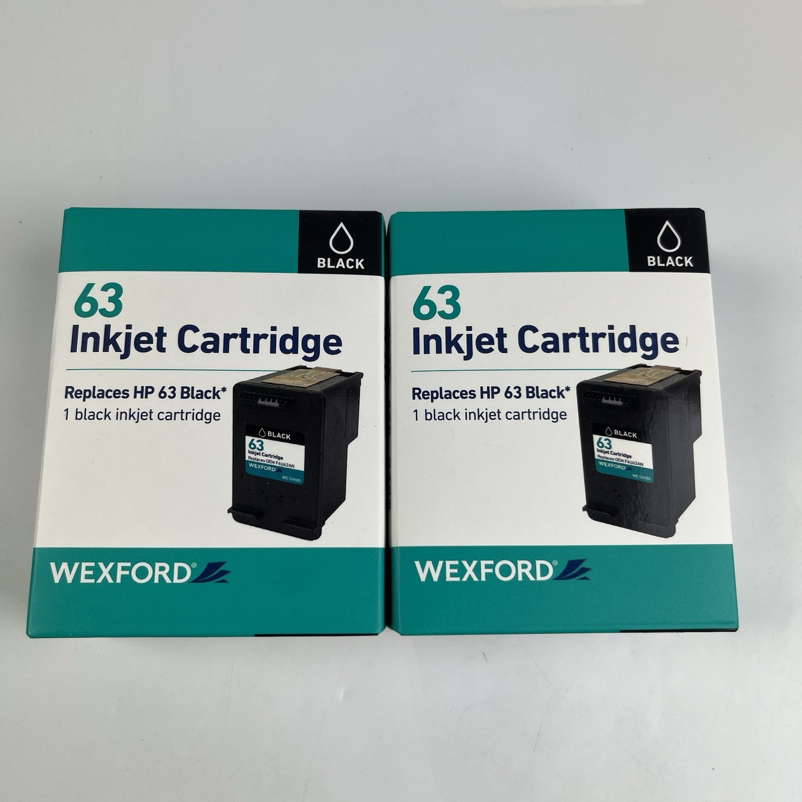 Wexford Inkjet Cartridge 63 Black 2pack