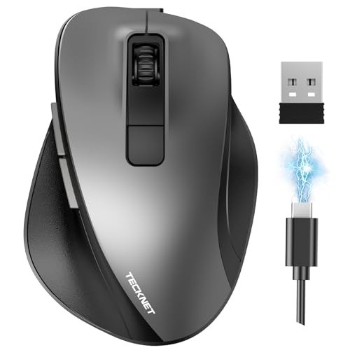Silent Wireless Bluetooth Mouse – 90-Day Battery Life & Multi-Device Compatible