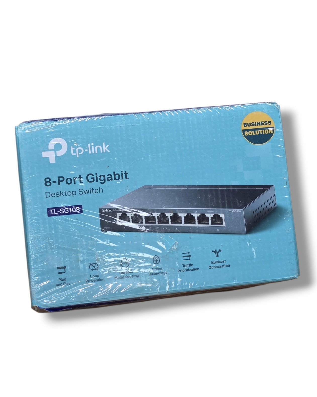 TP-Link TL-SG108 8-Port Gigabit Ethernet Desktop Switch Ver 4.0 NEW SEALED