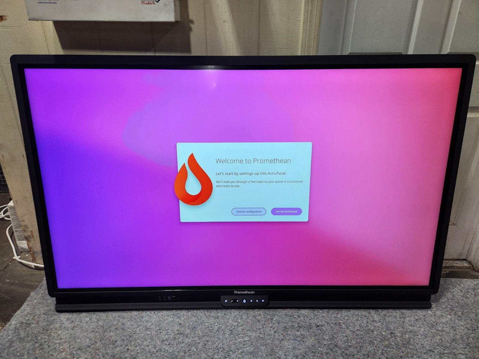 Promethean ActivPanel 9 75" 4K UHD Interactive Touchscreen Smartboard AP9-A75