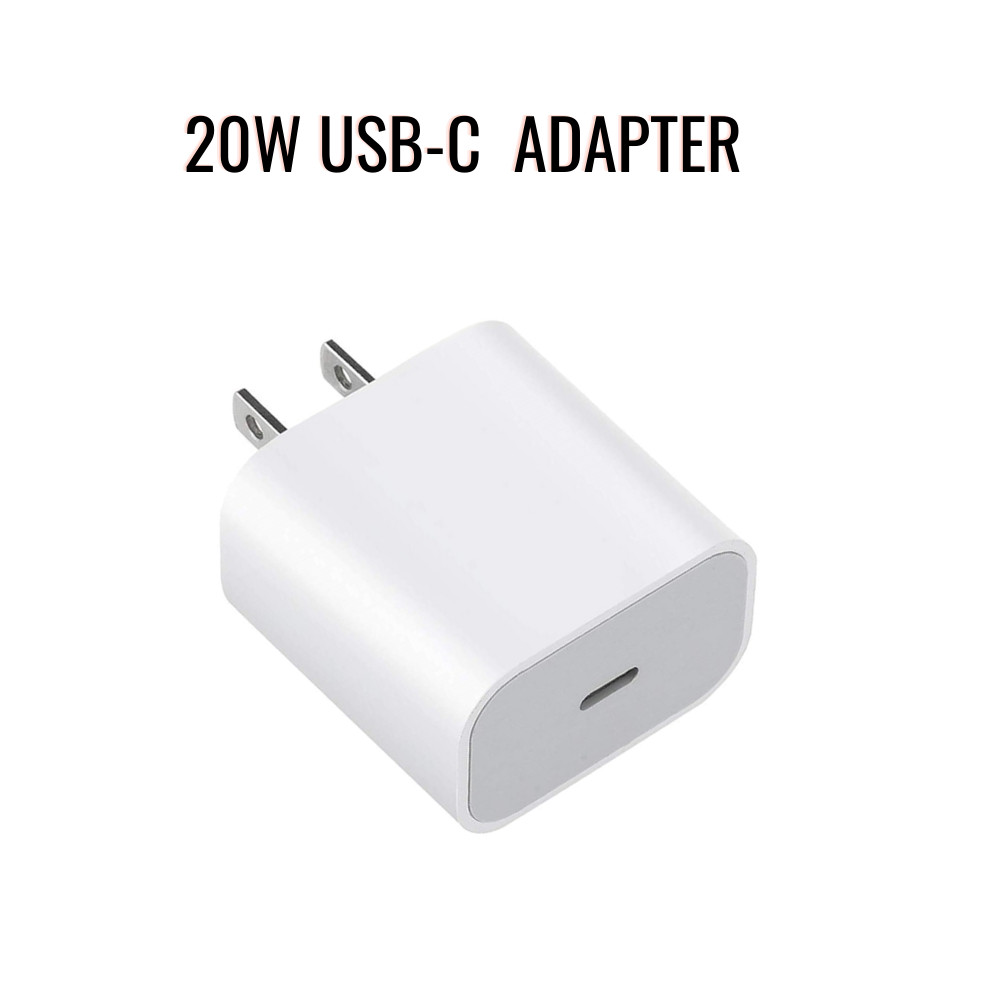 PD Fast Charger Block Type C 20W Wall Power Adapter Head For iPhone 14 13 12 11