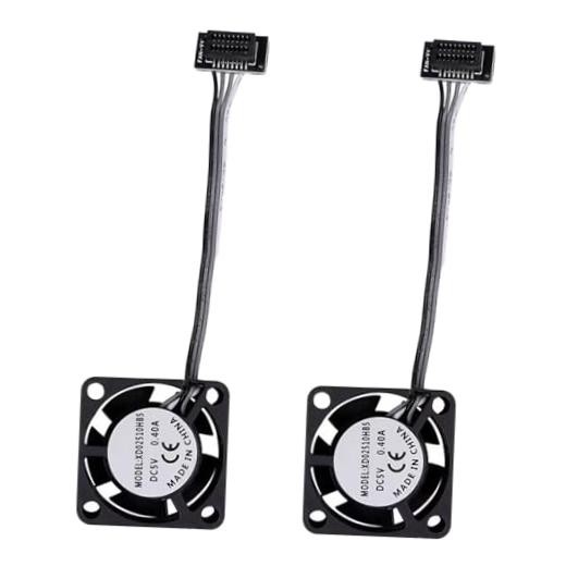 2PCS P1P/P1S DC5V 2510 Extruder Hotend Cooling Fan of Bambu Lab P1 2510
