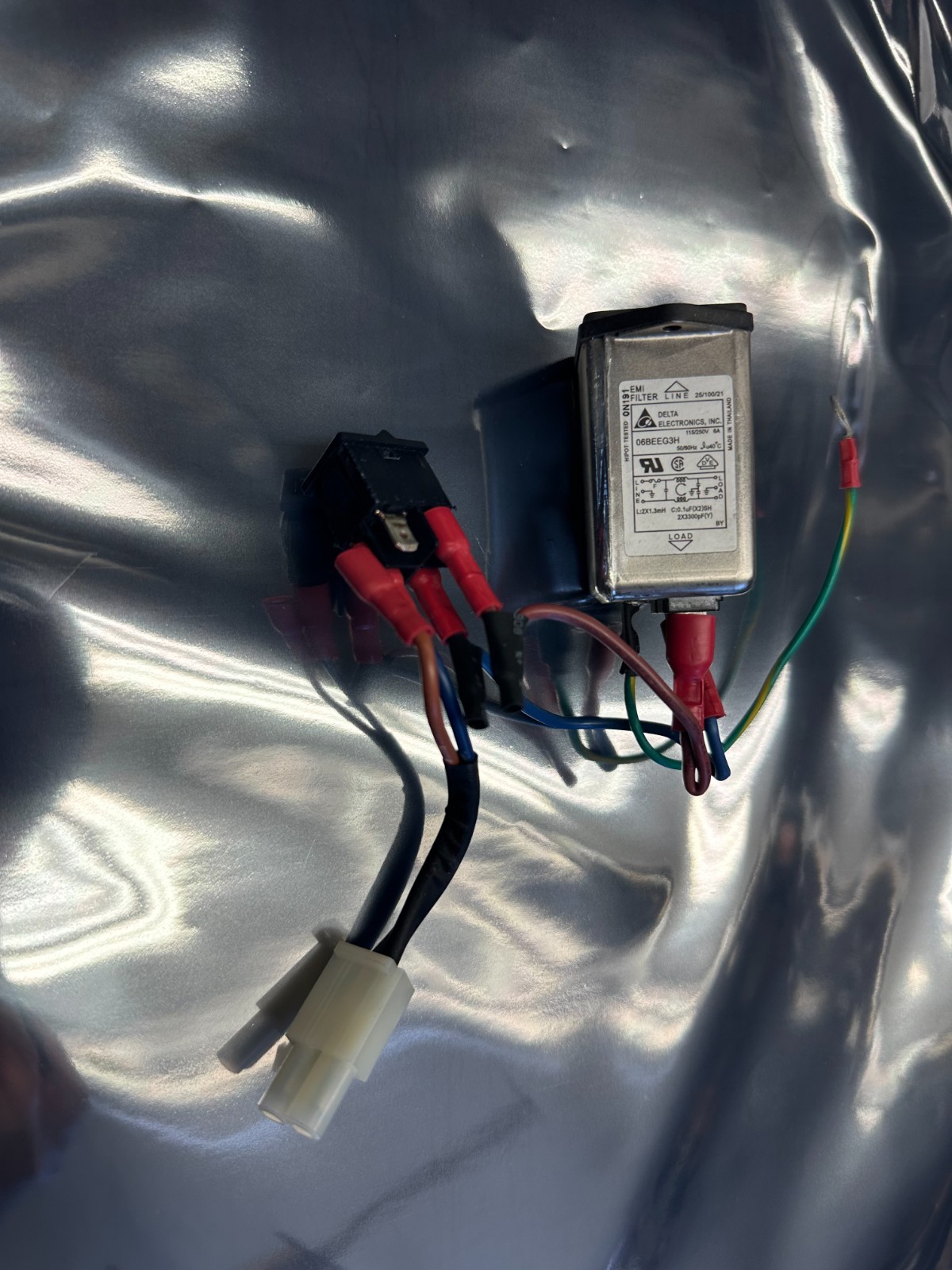 P1007560 Zebra 140Xi4/170Xi4/220Xi4 Power Entry Module & Power Switch. WARRANRTY