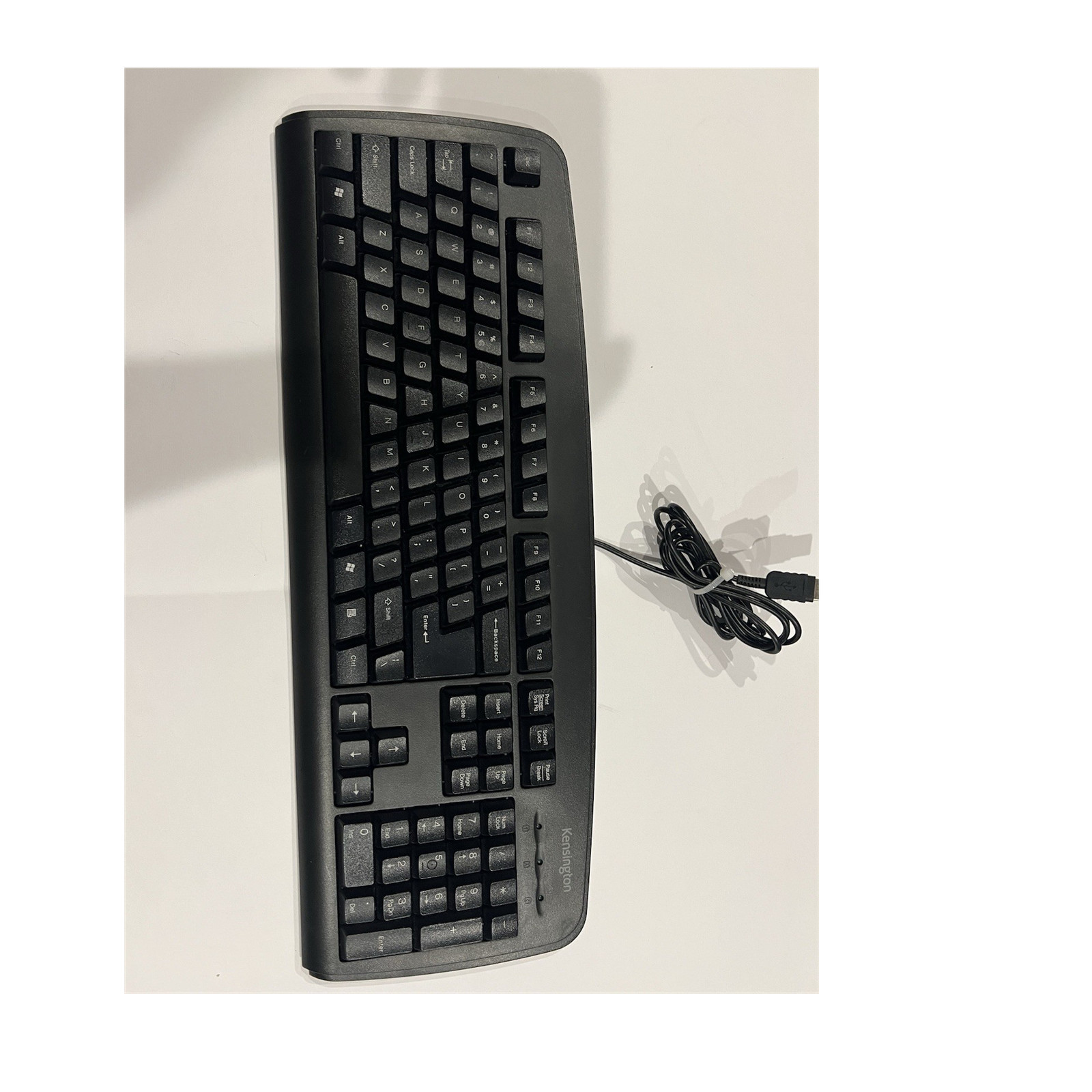 Kensington Comfort Type USB Keyboard Ergonomic Wired Black K64338US M01181