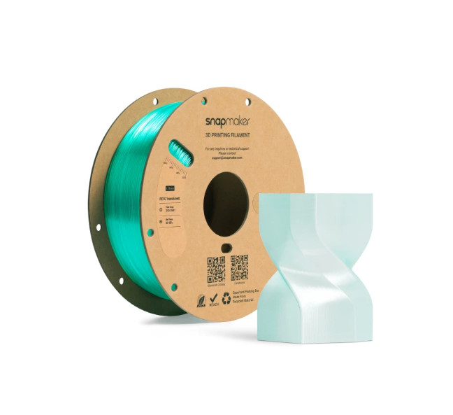 Snapmaker PETG Translucent RFID Filament 1kg High Toughness for U1