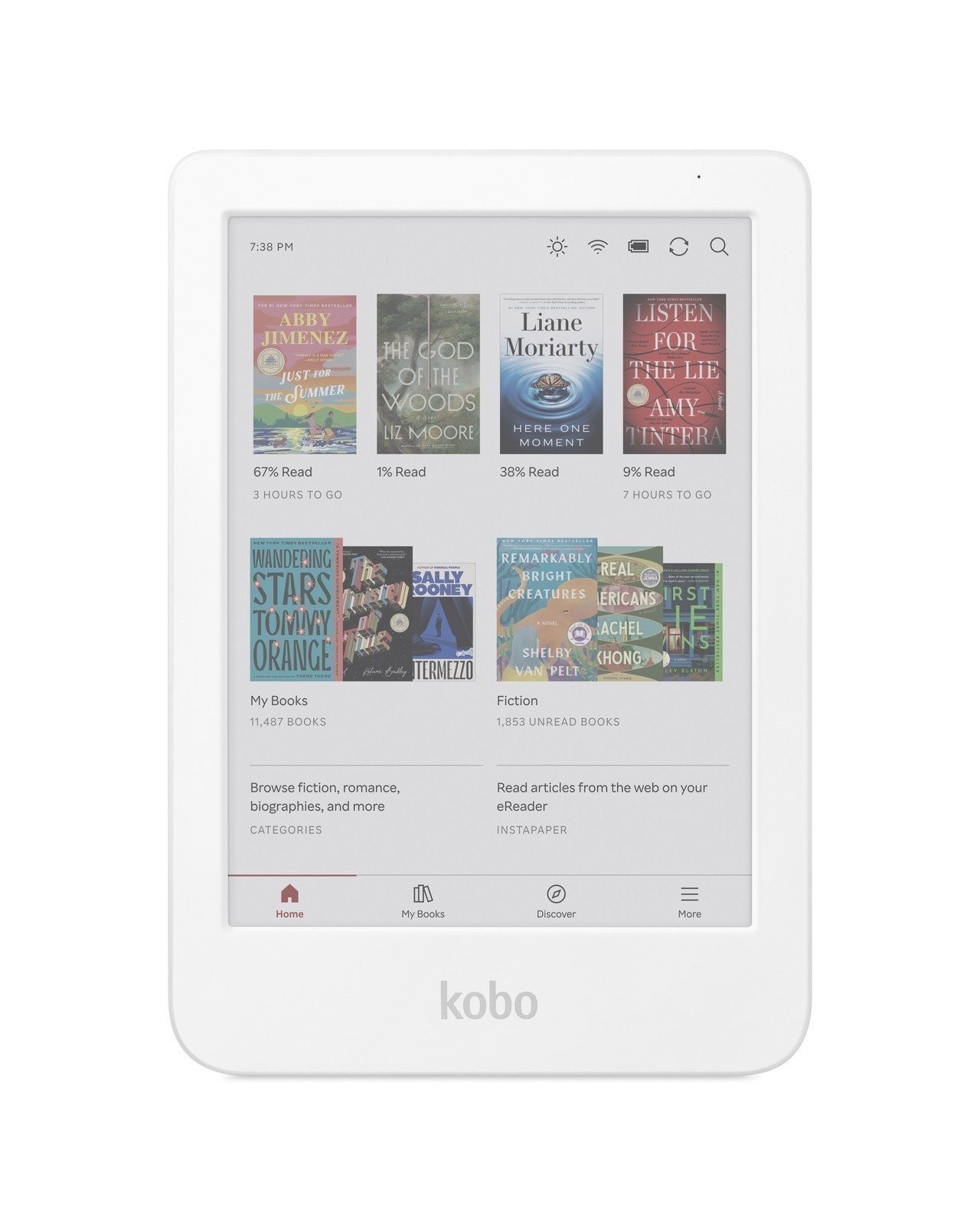 Kobo Clara Colour (WHITE) eReader | 6" 16GB eInk Kaleido 3 Color Display NEW
