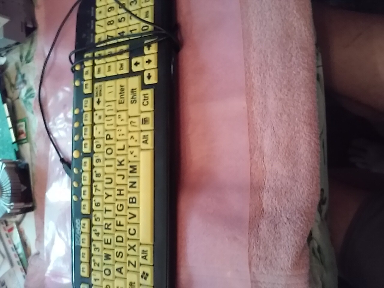 Big & Bright EZ See Keyboard High Contrast Large Keys    