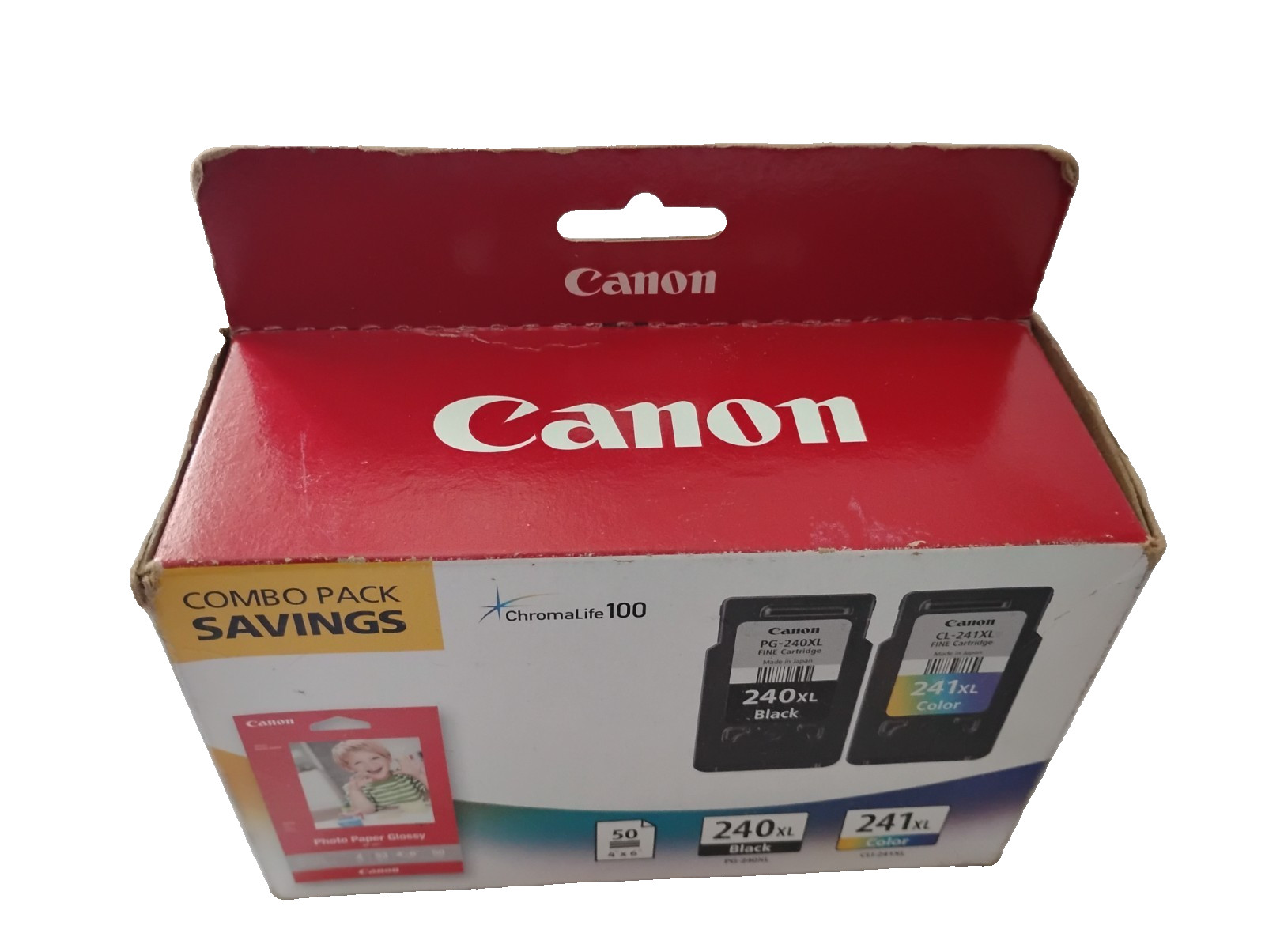 Canon PG-240XL/CL-241XL/GP-502 Black Tri-Color Ink Cartridge