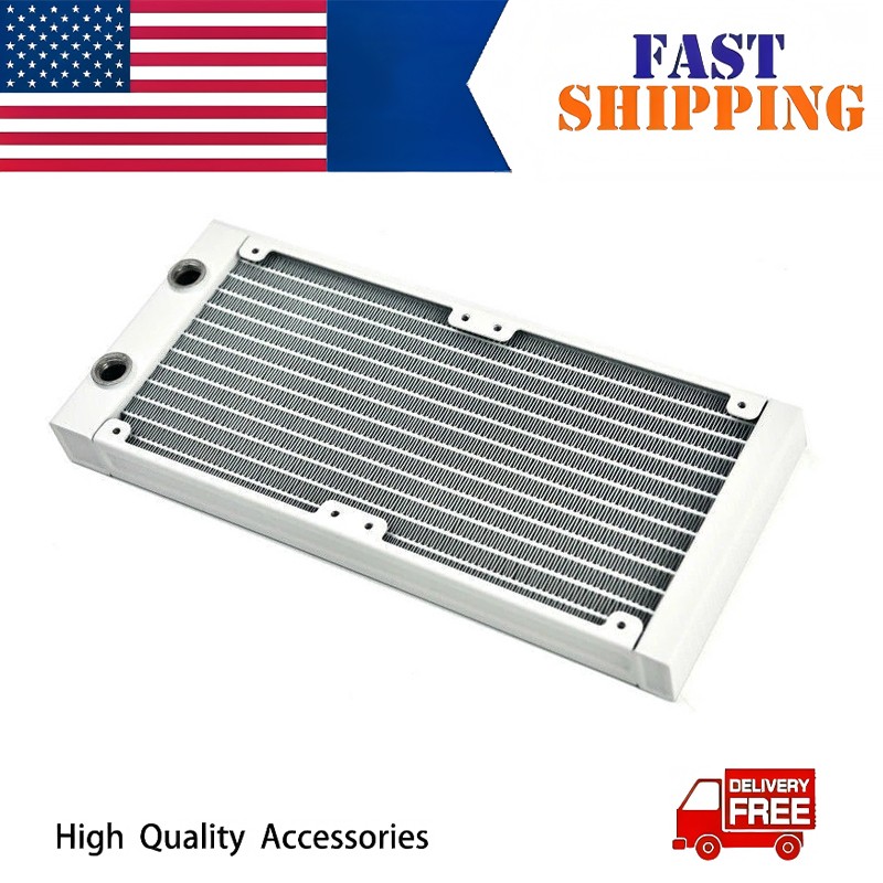 240mm Radiator Aluminum G1/4 thread Computer Water Cooling USA Fast Delivery