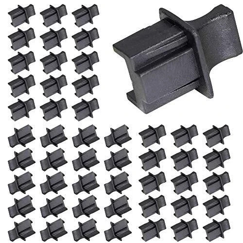 50PCS RJ45 Anti Dust Cover Cap Protector Protects Ethernet Hub Port by FENGQL...
