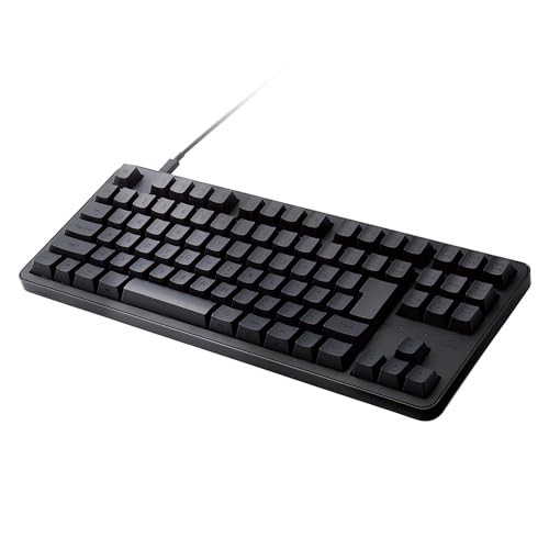 Elecom TK-MC30UKPBK Leggero Mechanical Keyboard  Quiet  Wired  Numeric