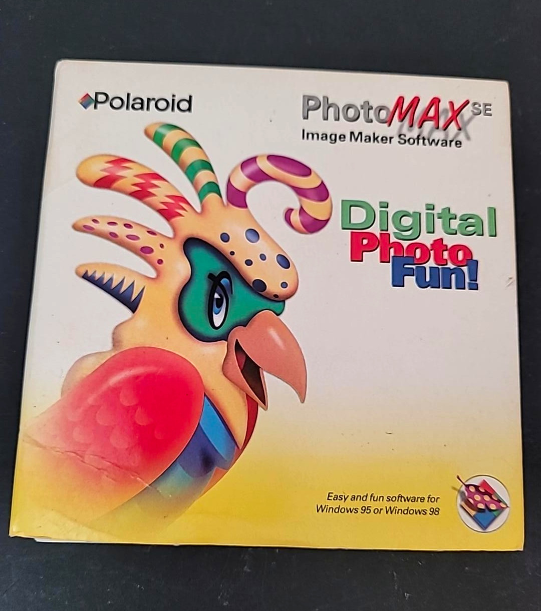  Polaroid PhotoMAX SE Image Maker Software Windows 95 98 Vintage PC