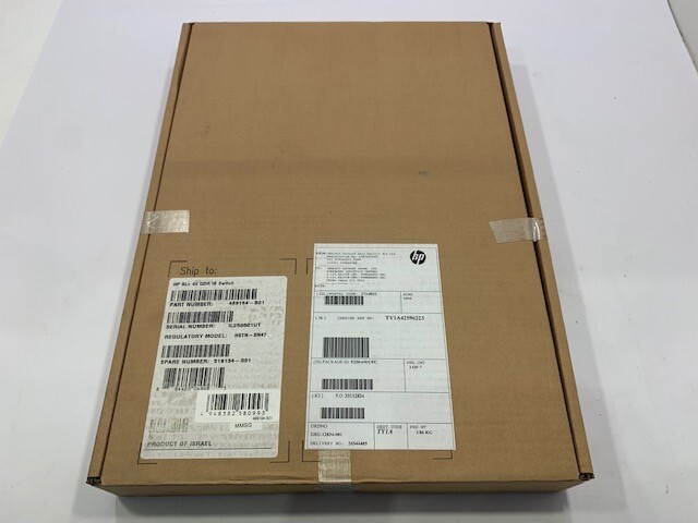 489184-B21- HPE InfiniBand 4X QDR Switch Module for c-Class BladeSystem 