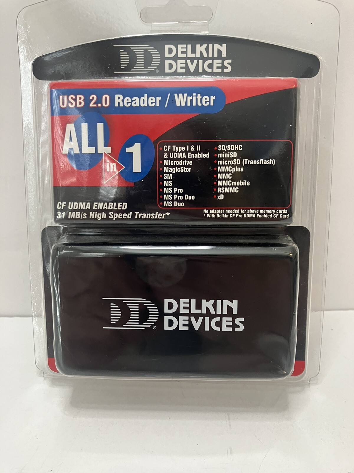 Delkin Devices Hi-speed USB 2.0 Ddreader-38 Multi-slot Card Reader