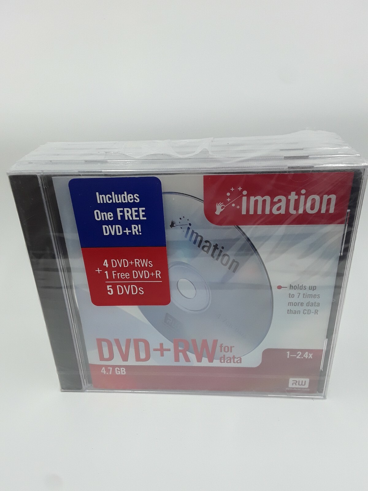 (4) Imation DVD+RW for Data( 1)DVD+R  4.7GB 