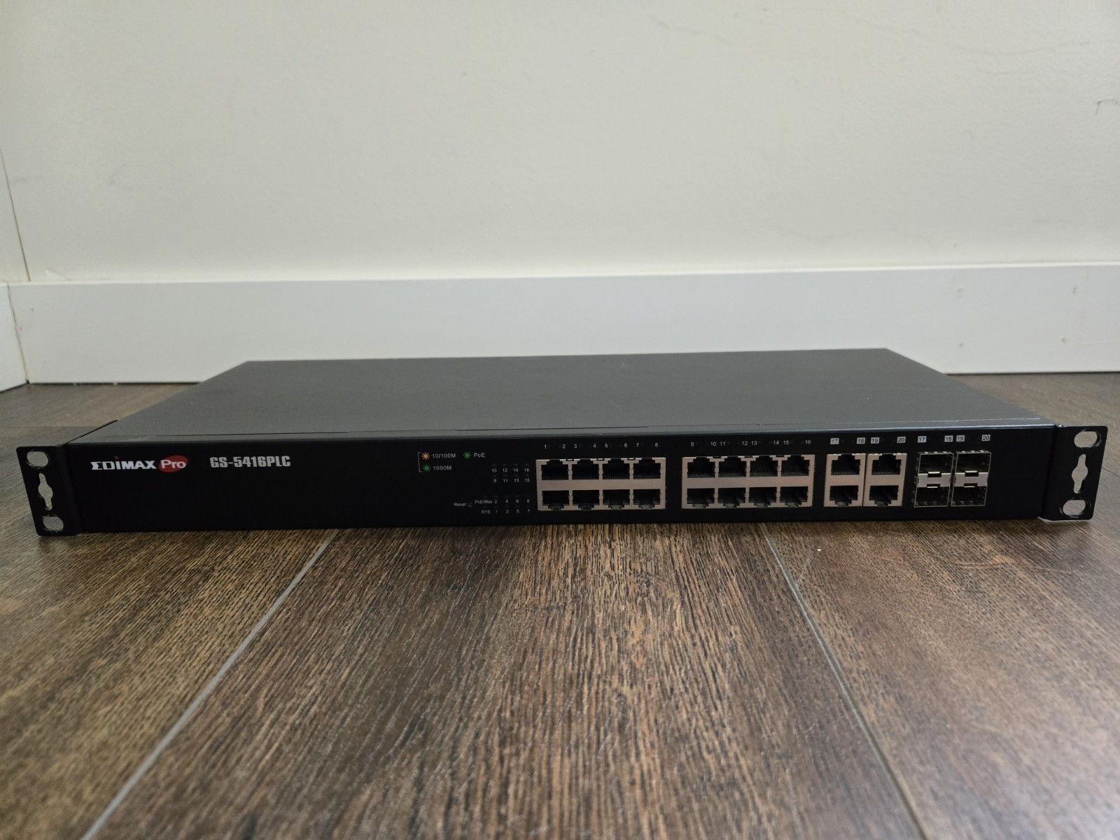 Edimax GS-5416PLC Poe Rackmount Network Switch