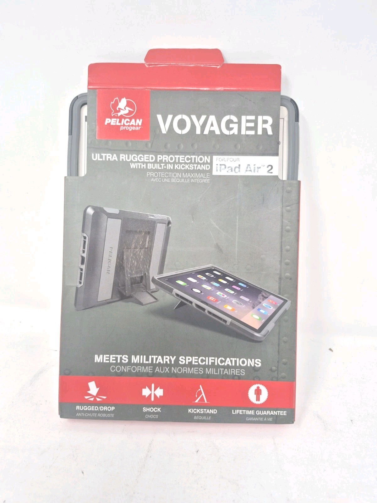 Pelican iPad Air 2 Voyager Ultra Rugged Protection With Built-In Kick Stand