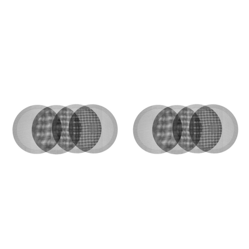 8Pcs Reusable Nylon Dust Mesh Covers for Game Console with Dual Airflow Design