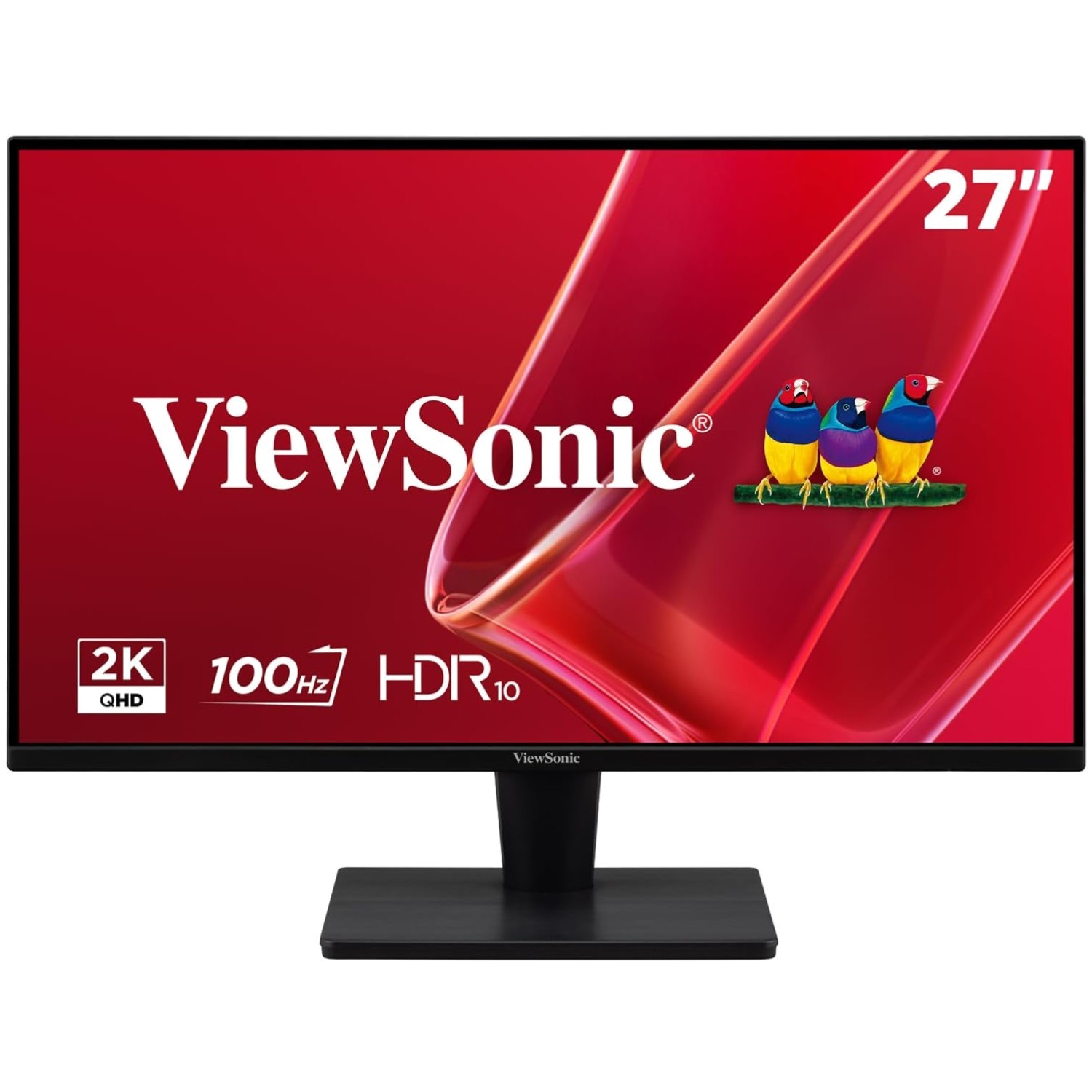 27" QHD 100Hz Monitor, Frameless Design | HDMI, DP