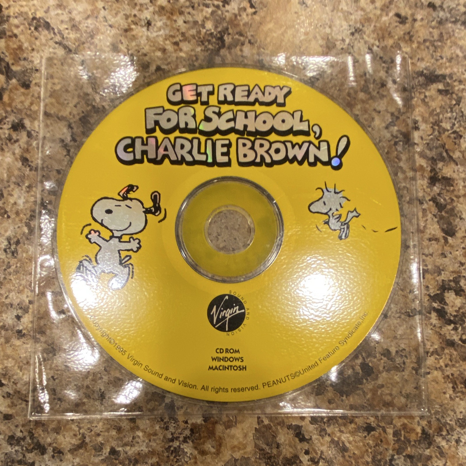 Virgin Sound and Vision Charlie Brown Get Ready for School CD Win/Mac