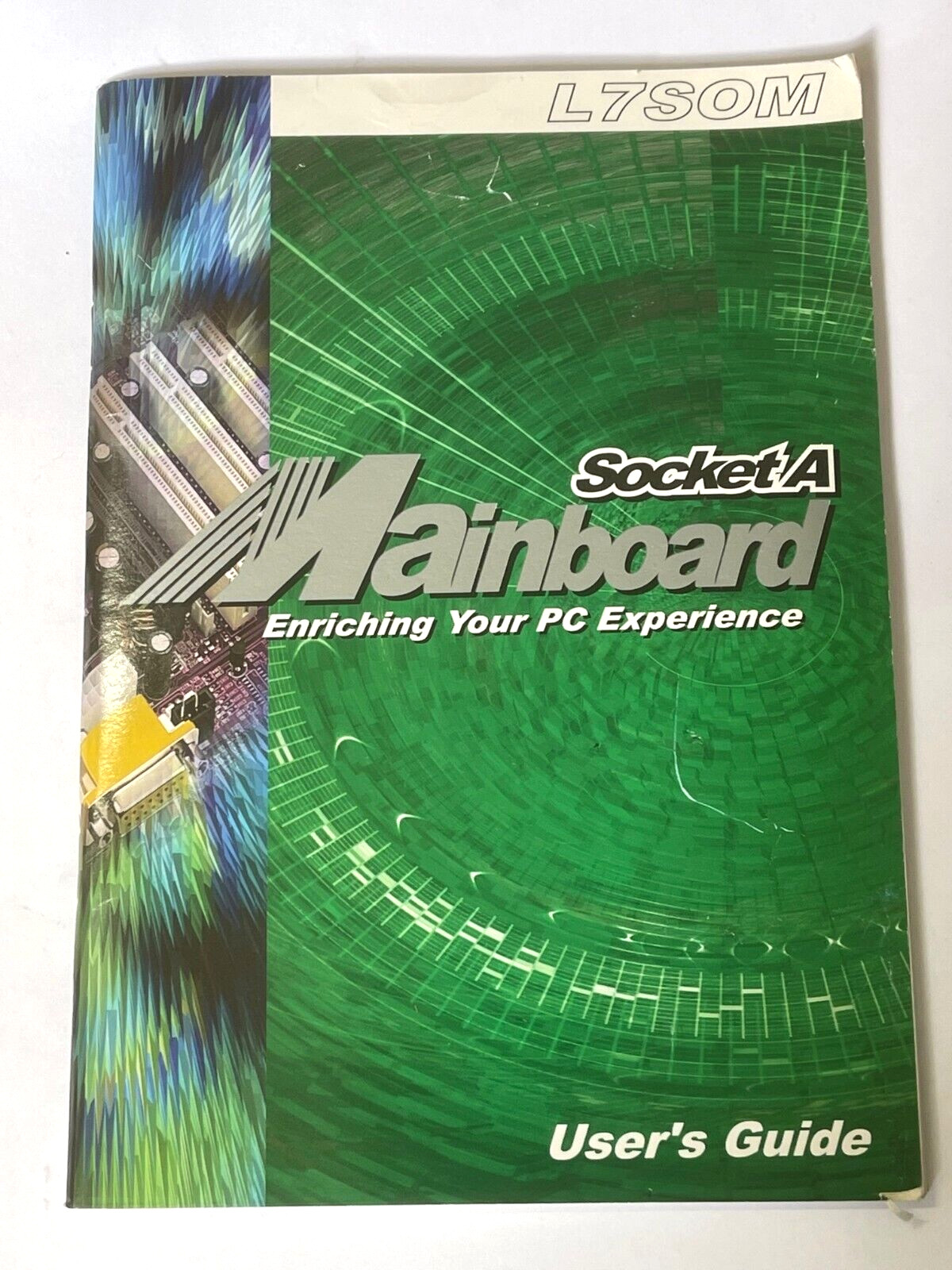 RARE VINTAGE OEM ECS L7SOM MOTHERBOARD MANUAL RM00MSBX24