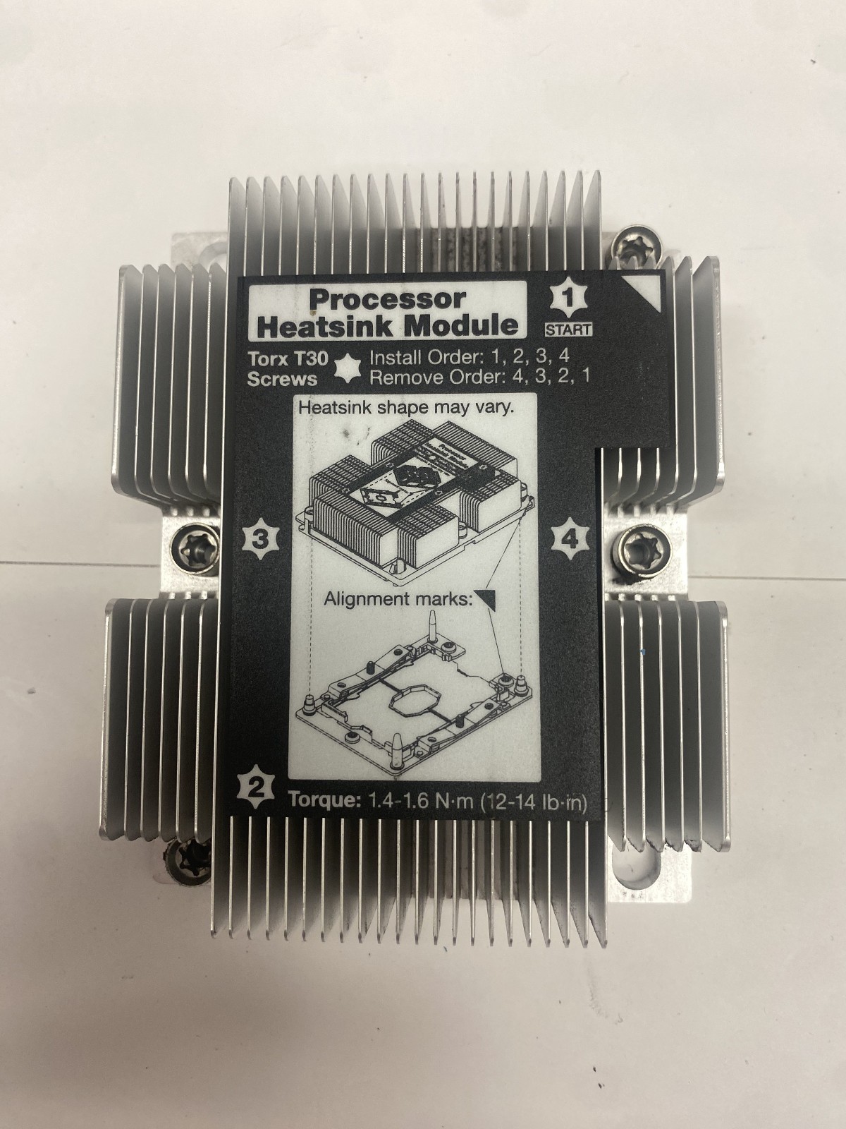 Lenovo SR630 server processor heatsink module with CPU holder