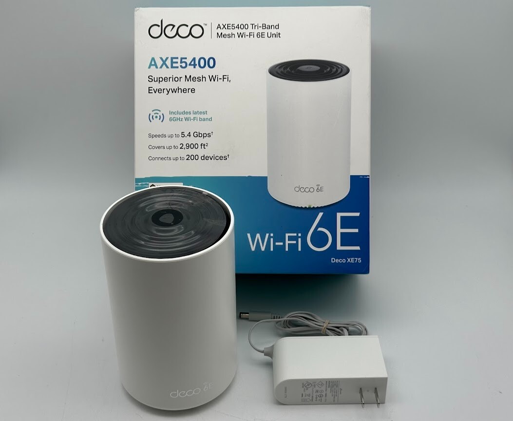 TP-Link Deco AXE5400 Tri-Band WiFi 6E Mesh System(Deco XE75)