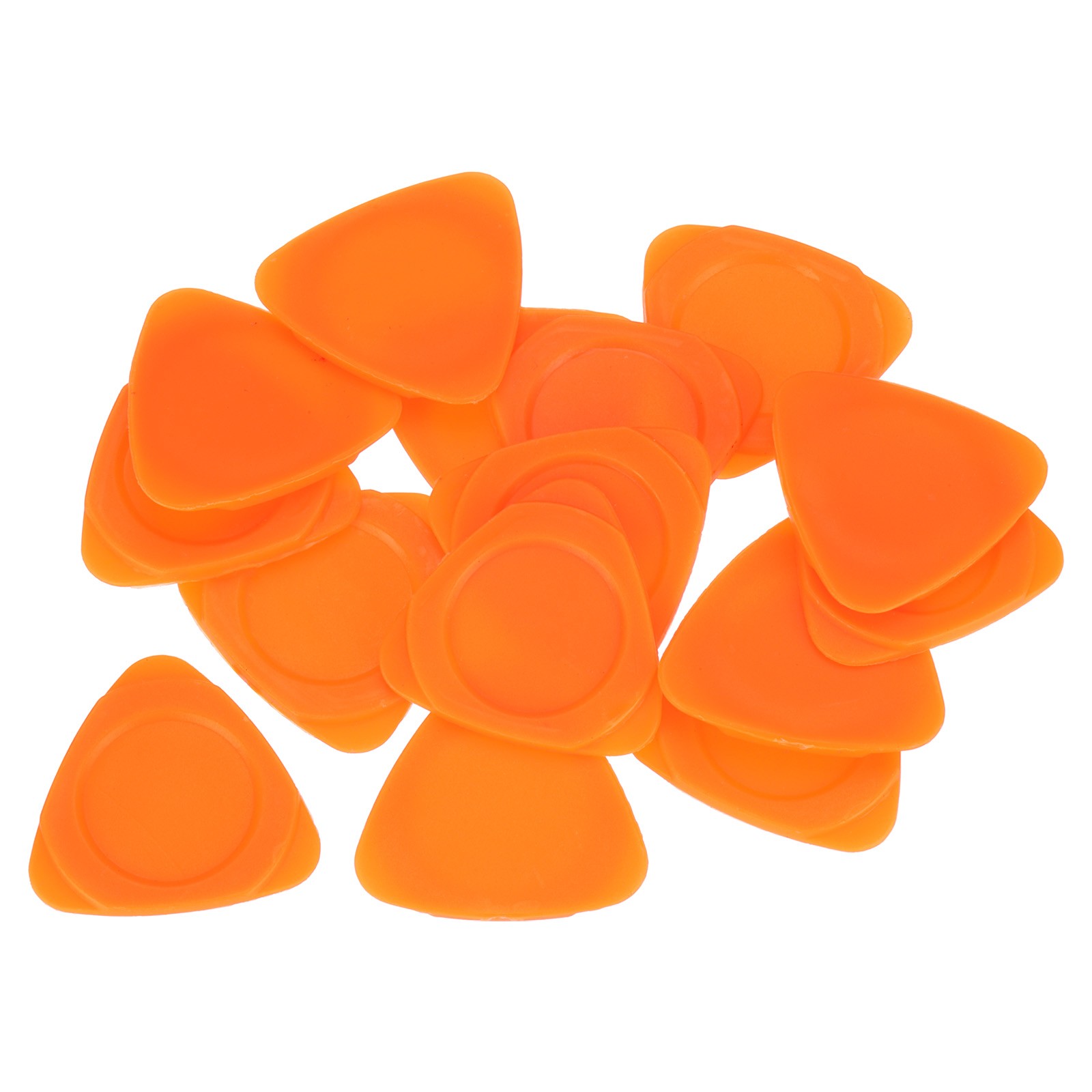 15pcs Triangle Phone Pry Opening Tools Plastic Orange 2.5mm Thick