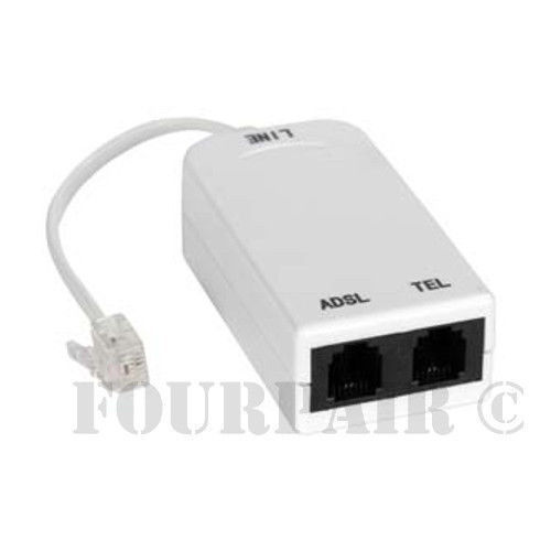 ADSL ADSL2+ DSL Modem Telephone Phone Fax In-Line Splitter Filter Network RJ11
