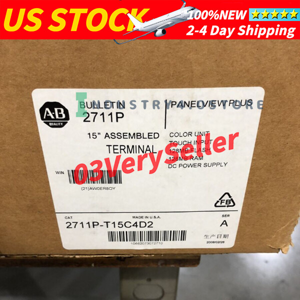2711P-T15C4D2 Series A Panelview Plus Fast Shipping 2711PT15C4D2