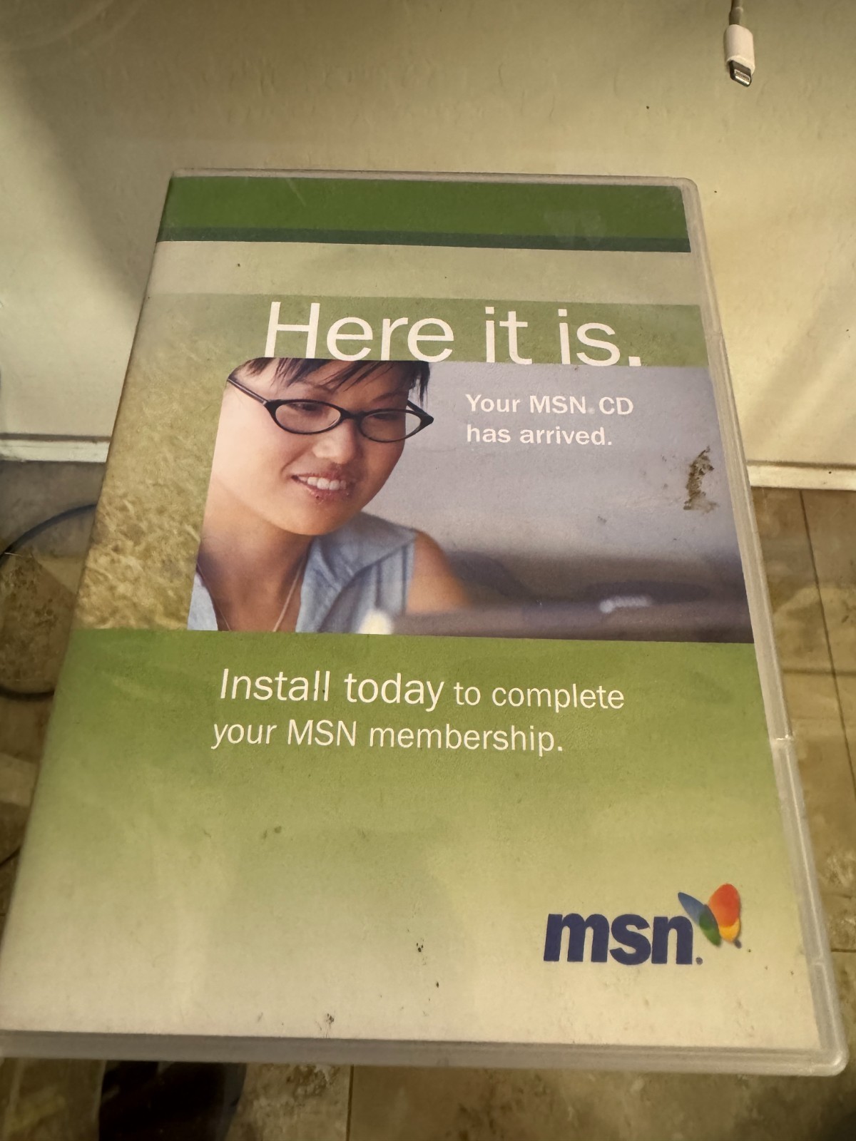 Vintage MSN Internet access CD ROM 2004 w/Original Jacket & 